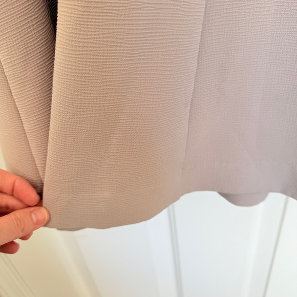 H&M Gray Purple Cold Shoulder A-Line Dress Size 2 - Picture 7 of 9